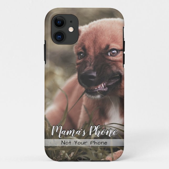 Capa Para iPhone 11 Telefone da Mamãe (Verso)