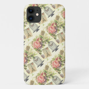 Capa Para iPhone 11 Tema francês Vintage Paris