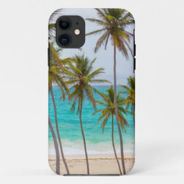 Capa Para iPhone 11 Tema tropical da praia