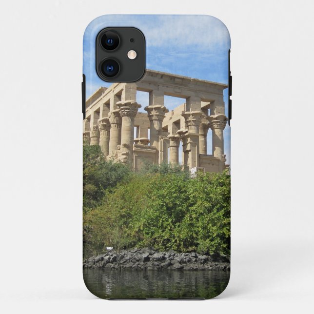 Capa Para iPhone 11 Templo Egípcio iPhone 5Case-Mate (Verso)