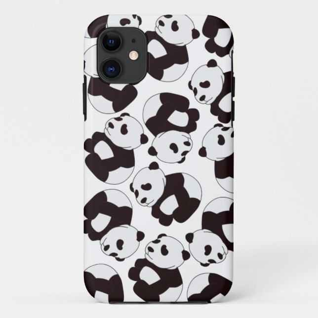Capa Para iPhone 11 Tempo da panda! Caso (Verso)
