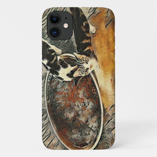 Capa Para iPhone 11 Tempo de Alimentação! (Verso)