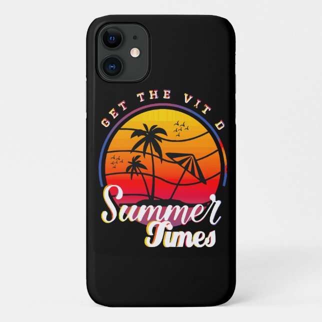 Capa Para iPhone 11 Tempos de Verão (Verso)