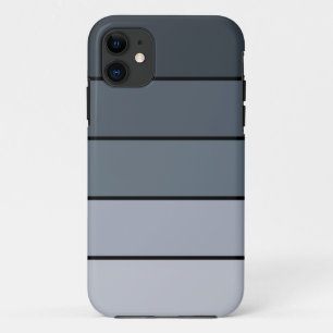 Capa Para iPhone 11 Tendy Modern Space Cinzas Stripes