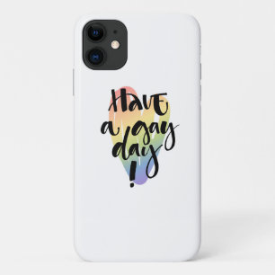 Capa Para iPhone 11 Tenha Um Gay Dia