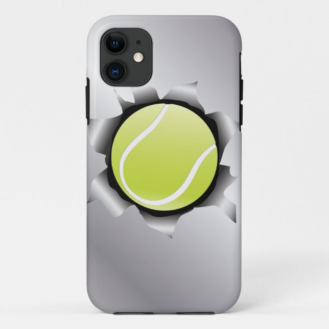 Capa Para iPhone 11 tênis através da folha de metal (Verso)