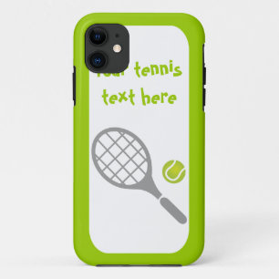 Capa Para iPhone 11 Tênis racket e bola personalizados