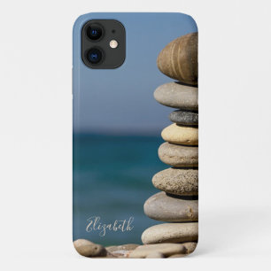 Capa Para iPhone 11 Terapeuta Psicólogo Pedras Zen,Ioga