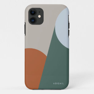 Capa Para iPhone 11 Terracotta Geométrico Terthy