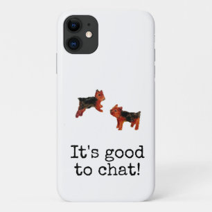 Capa Para iPhone 11 Terrier da arte do cão