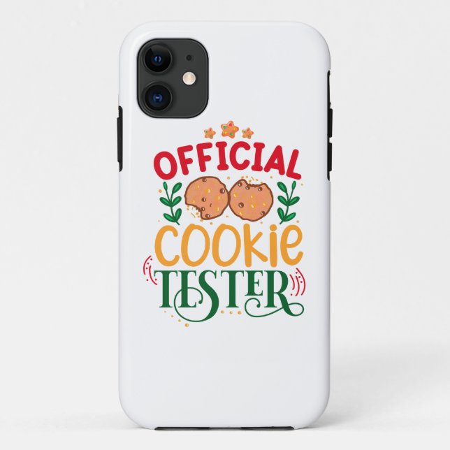 Capa Para iPhone 11 Testador Oficial de Cookies (Verso)