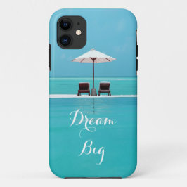 Capa Para iPhone 11 Teste padrão bonito grande ideal do céu azul e da