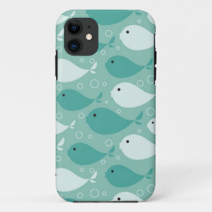 Capa Para iPhone 11 teste padrão com peixes