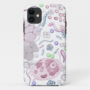 Capa Para iPhone 11 Teste padrão da microbiologia