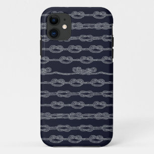 Capa Para iPhone 11 Teste padrão de nós marinho