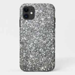 Capa Para iPhone 11 Teste padrão "de prata" preto e branco do granito