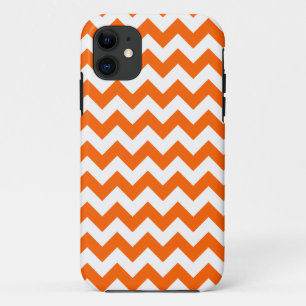 Capa Para iPhone 11 Teste padrão de ziguezague alaranjado