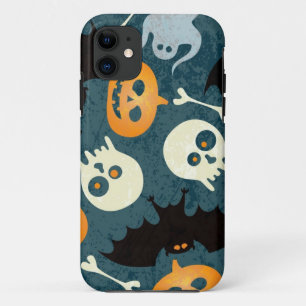 Capa Para iPhone 11 Teste padrão do Dia das Bruxas
