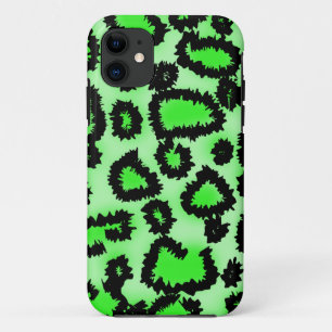 Capa Para iPhone 11 Teste padrão do impressão do leopardo do preto e