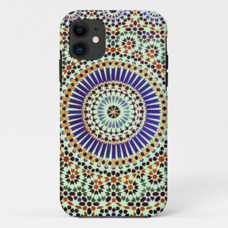 Capa Para iPhone 11 Teste padrão floral abstrato do vintage
