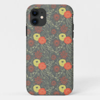 Teste padrão floral retro