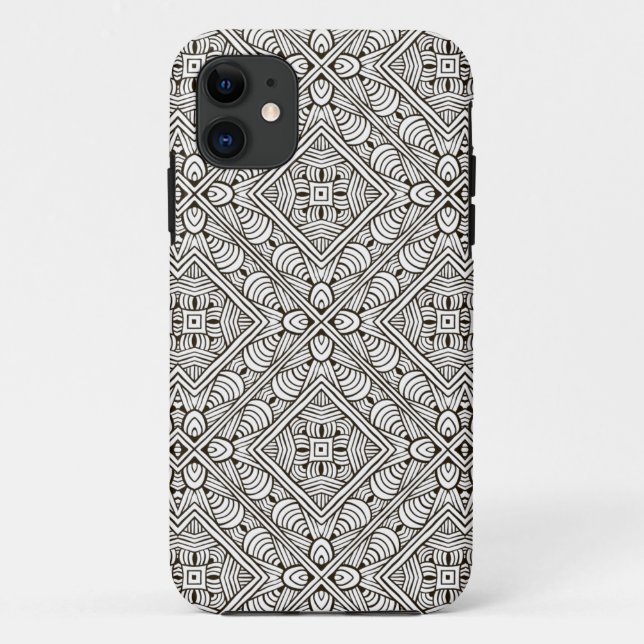 Capa Para iPhone 11 Teste padrão inspirado (Verso)