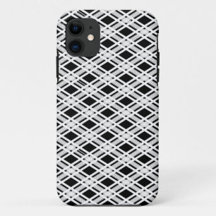 Capa Para iPhone 11 Teste padrão listrado da xadrez