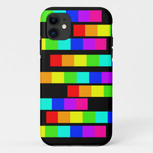 Capa Para iPhone 11 teste padrão moderno e legal das cores
