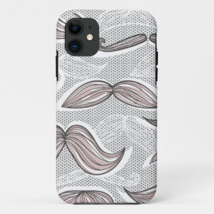 Capa Para iPhone 11 Teste padrão na moda do bigode