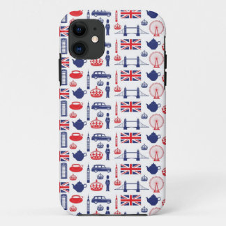 Capa Para iPhone 11 Teste padrão real dos marcos de Londres