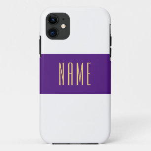 Capa Para iPhone 11 Texto Império Chico legal de Banda Negra Negra e N