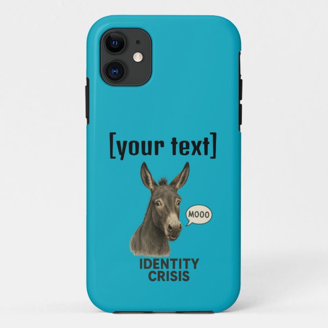 Capa Para iPhone 11 Texto Personalizado Hilário (Verso)