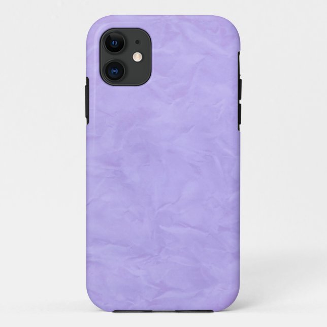 Capa Para iPhone 11 TEXTURA DO PAPEL DE FUNDO - violeta (Verso)