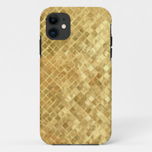 Capa Para iPhone 11 Textura meados de do ouro do anos 50 do vintage