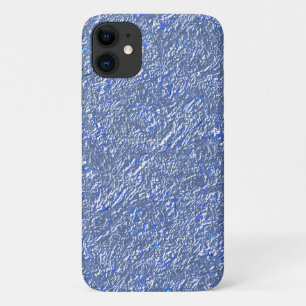 Capa Para iPhone 11 Textura rústica azul e livro