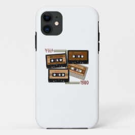 Capa Para iPhone 11 Tezeta Throwback Tunes fita cassete