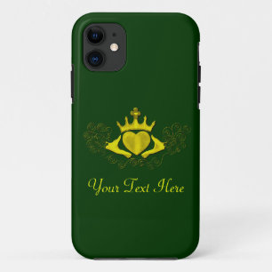 Capa Para iPhone 11 The Claddagh (Dourado)