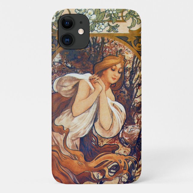Capa Para iPhone 11 The Four Seasons (série 1897) Primavera (Verso)