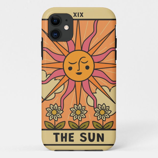 Capa Para iPhone 11 The Sun - Tarot (Verso)