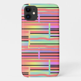 Capa Para iPhone 11 Thin está dentro! CASO iPhone11 STRIPES PASTEL FUN