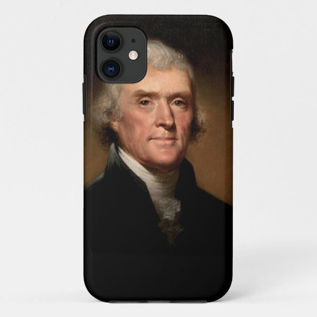 Capa Para iPhone 11 Thomas Jefferson (Verso)