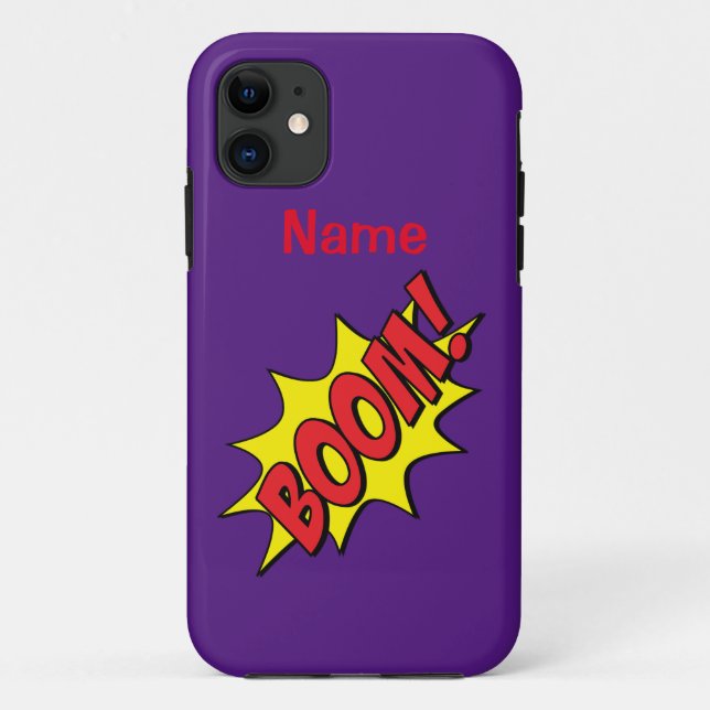 Capa Para iPhone 11 Thunder_Cove do Boom do Cartoon (Verso)