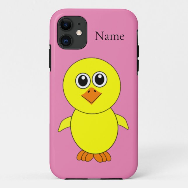 Capa Para iPhone 11 Thunder_Cove do Pintinho Cubo (Verso)