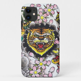 Capa Para iPhone 11 Tiger Head