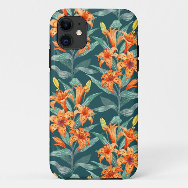 Capa Para iPhone 11 Tiger Lily (Verso)