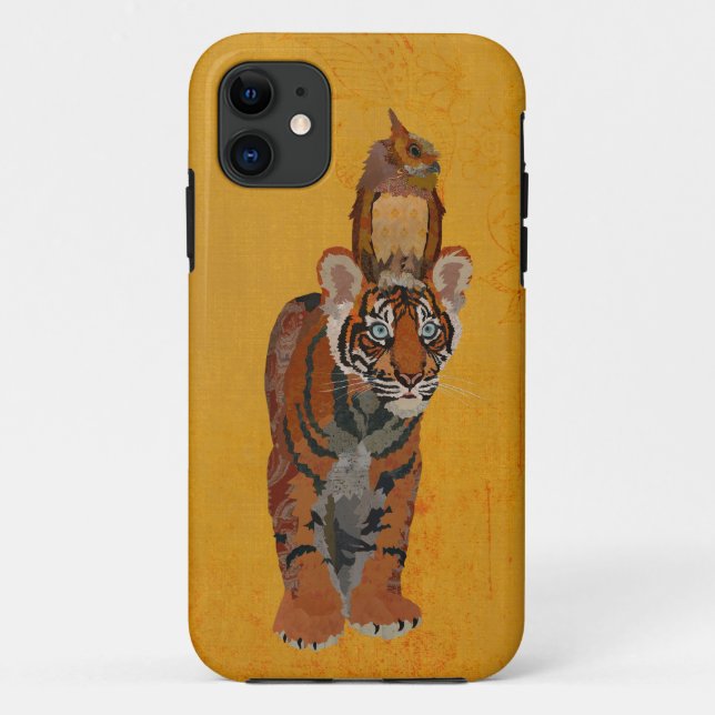 CAPA PARA iPhone 11 TIGER & OWL (Verso)