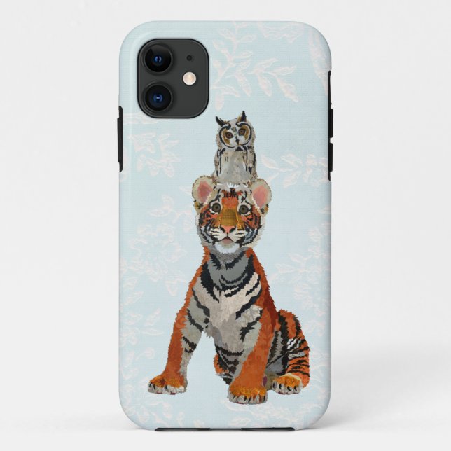 CAPA PARA iPhone 11 TIGER & OWL (Verso)