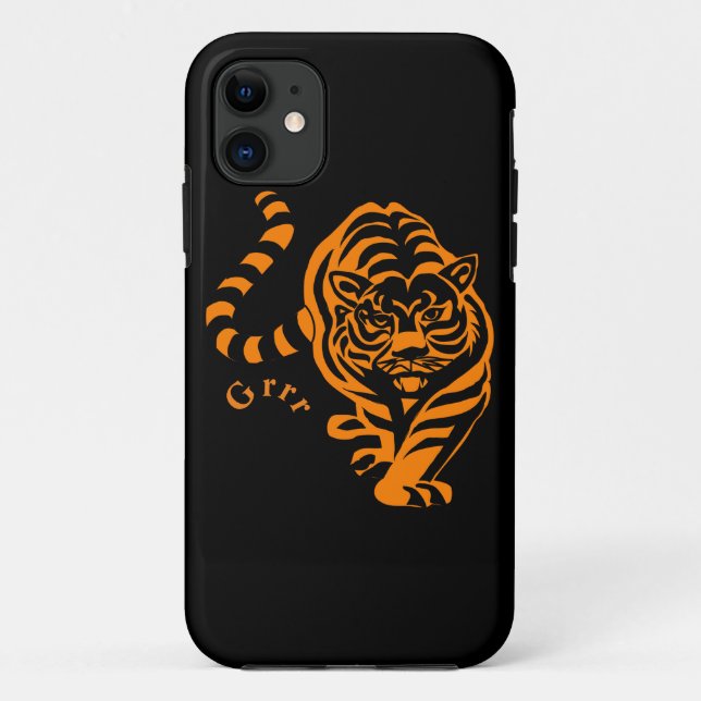 Capa Para iPhone 11 Tigre (Verso)