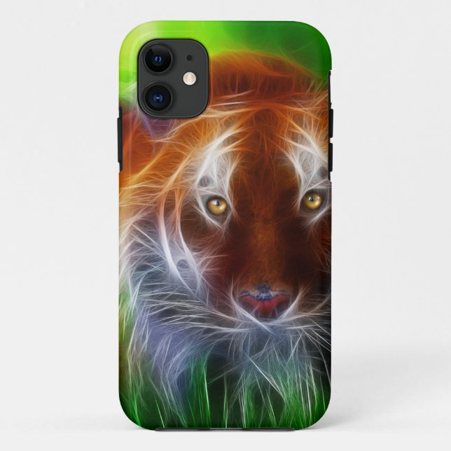 Capa Para iPhone 11 Tigre de Gatos-Grande Selvagens (Verso)