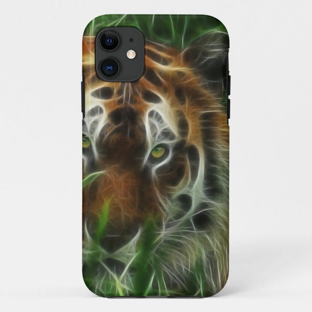 Capa Para iPhone 11 Tigre de Gatos-Grande Selvagens (Verso)